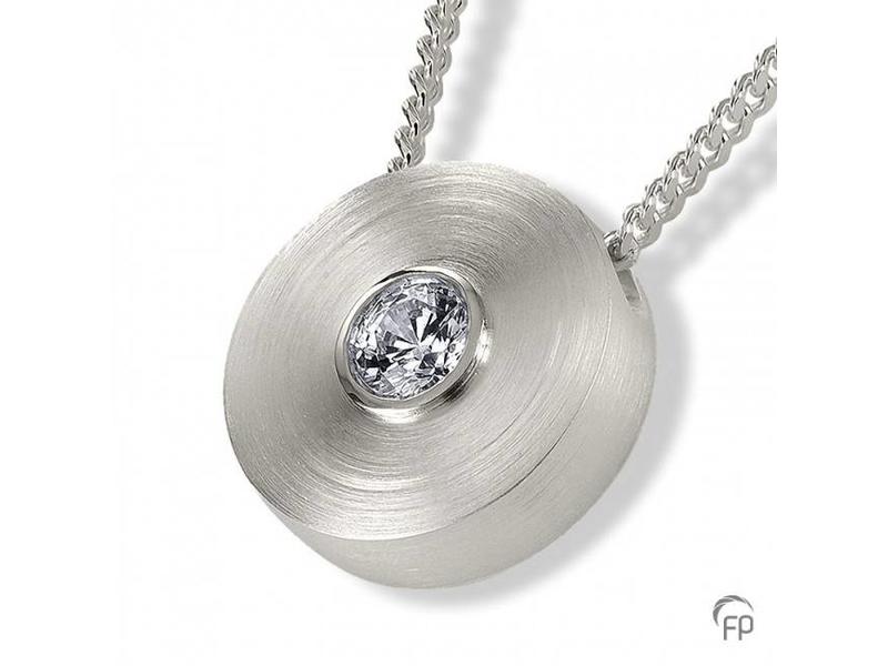 Ashanger oog klein - 925 Sterling zilver met zirkonia