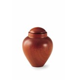 Mini urn mahonie - hout