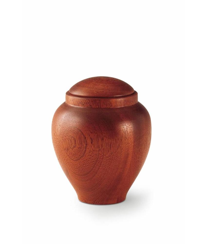 Medium urn mahonie - hout