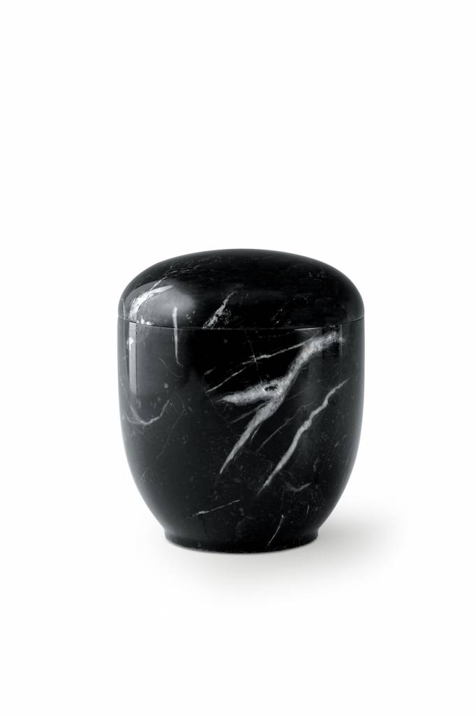 Medium urn zwart - marmer