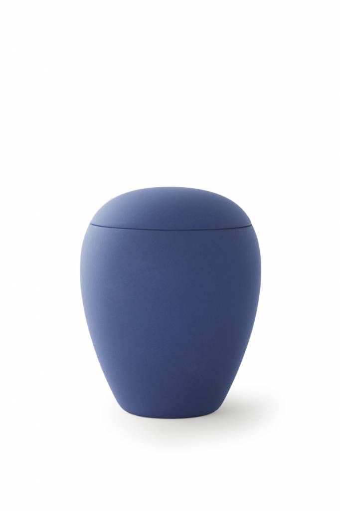  Mini urn sienna marine blauw - keramiek
