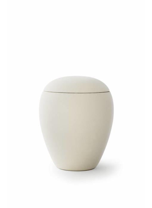 Mini urn sienna creme - keramiek
