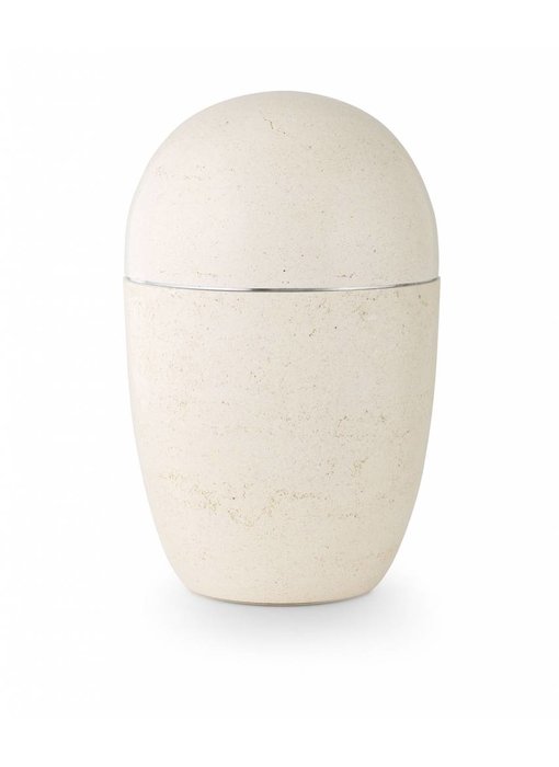Asbus stone wit - staal