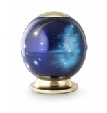 Kosmos urn blauw - staal