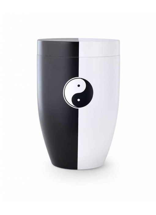 Yin-Yang urn - staal