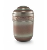 Klimop urn brons gepatineert - staal