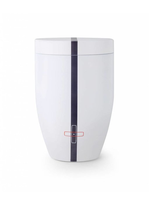 Wimmer urn stripe - staal
