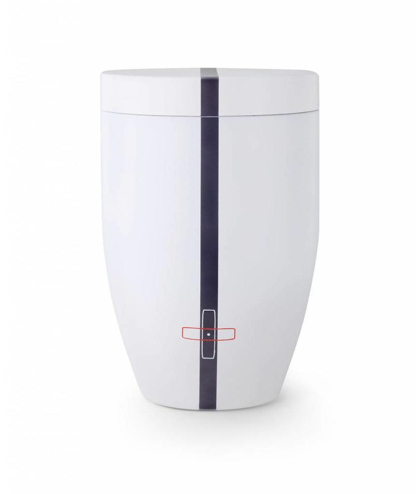 Wimmer urn stripe - staal