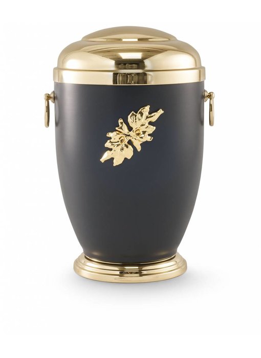 Retro urn bladmotief - staal