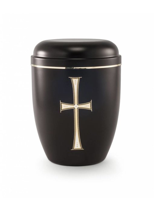 Kruis urn - staal