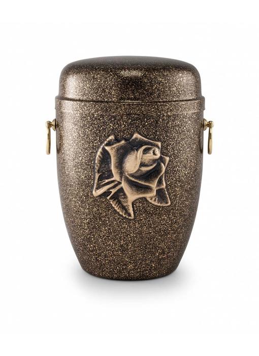 Asbus bronzen roos - staal