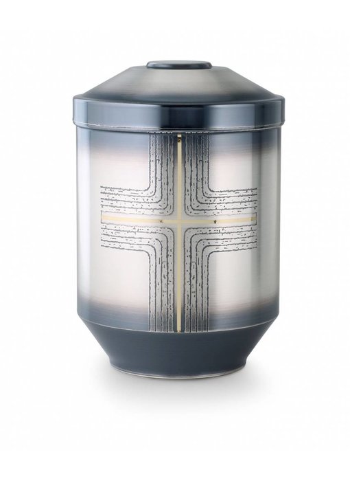 Moderne asbus kruis - koper