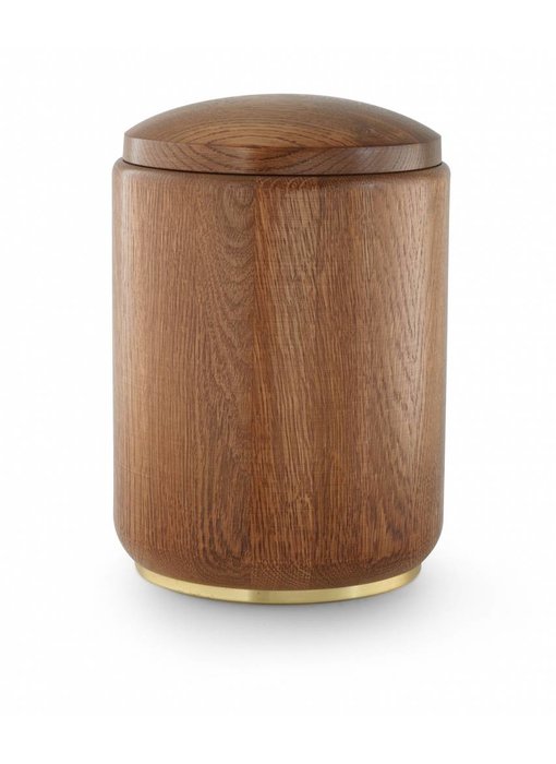 Eikenhout urn - hout