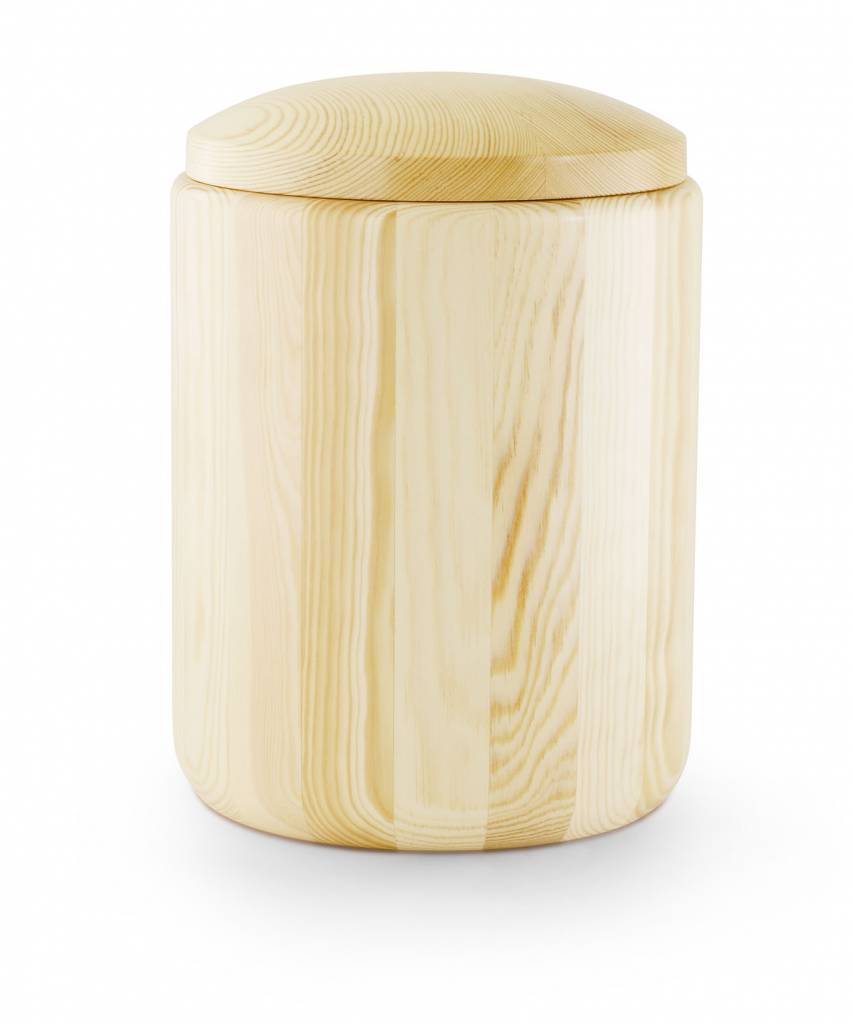 Naaldhout urn naturel - hout