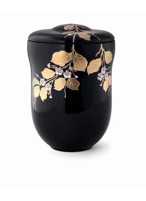 Murano decoratief zwart en goud - glas