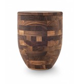 Walnotenhout urn - hout