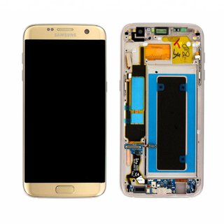 Samsung Galaxy S7 Edge (G935F) Display, Goud, GH97-18533C;GH97-18767C