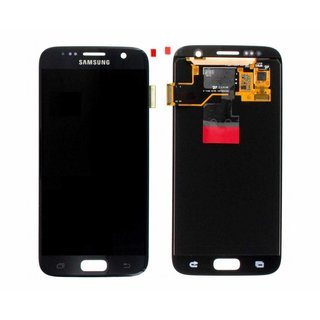 Samsung G930F Galaxy S7 LCD Display Module, Black, GH97-18523A;GH97-18761A