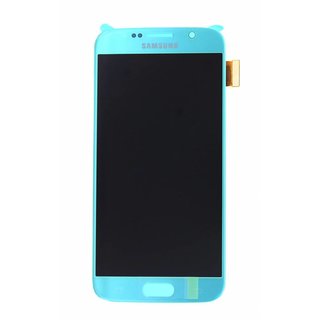 Samsung G920F Galaxy S6 LCD Display Module, Blauw, GH97-17260D