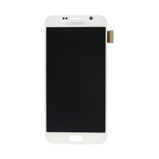 Samsung G920F Galaxy S6 LCD Display Module, White, GH97-17260B