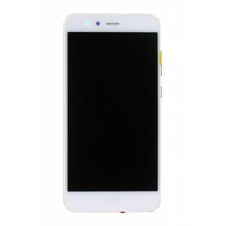 Huawei P10 Lite (Warsaw-L21) LCD Display Module, Wit, 02351FSC;02351FSB, Incl. Battery  HB366481ECW 3000mAh