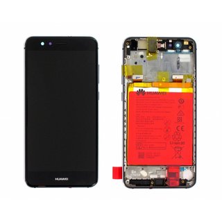 Huawei P10 Lite (Warsaw-L21) LCD Display Module, Black, 02351FSE, Incl. Battery  HB366481ECW 3000mAh