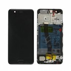 Huawei P10 (VTR-L09) LCD Display Modul + Touch Bildschirm + Rahmen, Schwarz, Incl. Battery HB386280ECW 3200mAh, 02351DGP