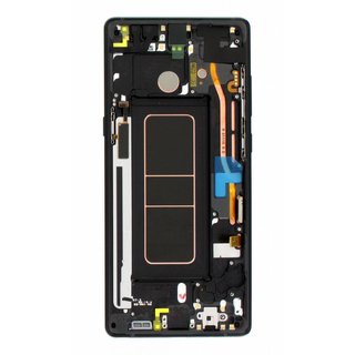 Samsung Galaxy Note8 (N950F) Display + Touch Bildschirm + Rahmen, Schwarz, GH97-21065A;GH97-21066A