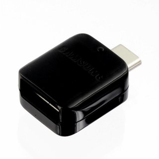 Samsung USB Type-C naar OTG USB adapter, Zwart, GH98-41288A