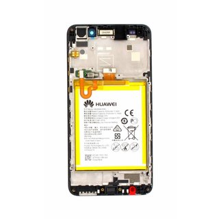 Huawei Y6II (CAM-L21) LCD Display Modul, Schwarz, 02350XME