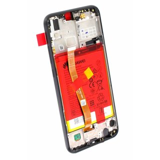 Huawei P20 Lite (ANE-LX1) LCD Display Modul + Touch Bildschirm + Rahmen, Schwarz, Incl battery, 02351VPR;02351XTY