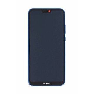 Huawei P20 Lite (ANE-LX1) LCD Display Module + Touch Screen Display + Frame, Blue, Incl battery, 02351VUV;02351XUA;02352CCK