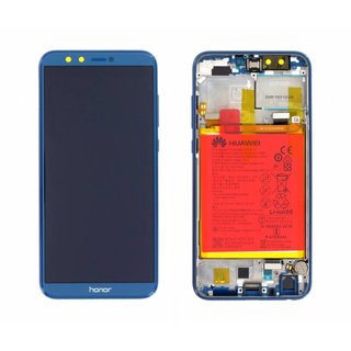 Huawei Honor 9 Lite Dual Sim (LLD-L31) LCD Display Modul, Blau, 02351SNQ