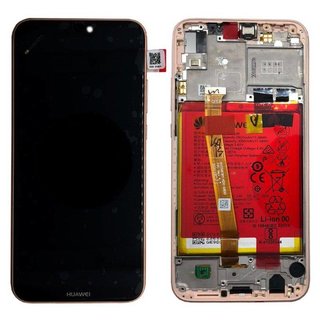Huawei P20 Lite Dual Sim (ANE-L21) LCD Display Module, Sakura Pink, Incl. Battery HB366481ECW, 02351VUW;02351XVB;02351XUB