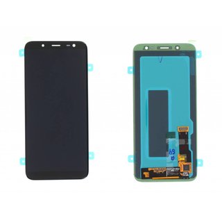 Samsung J600F/DS Galaxy J6 2018 Dual Sim LCD Display Modul, Schwarz, GH97-21931A;GH97-22048A