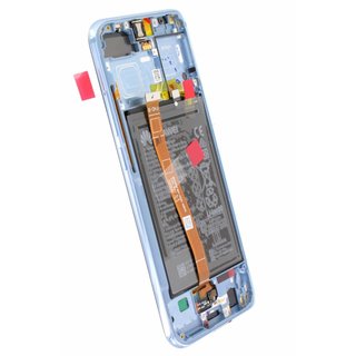 Huawei Honor 10 (COL-L29) LCD Display Module, Grey, Incl. Battery HB396285ECW, 02351XAE