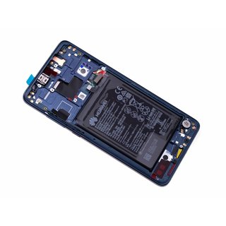 Huawei Mate 20 (HMA-L29) LCD Display Modul, Midnight Blue/Blau, Incl. Battery HB436486ECW, 02352FQM