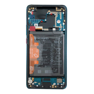 Huawei Mate 20 Pro Dual Sim (LYA-L29C) LCD Display Module, Emerald Green/Groen, Incl. battery HB486486ECW, 02352GGB