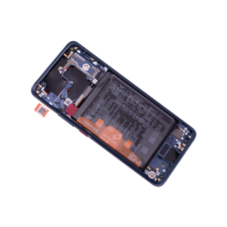 Huawei Mate 20 Pro Dual Sim (LYA-L29C) LCD Display Module, Midnight Blue/Blauw, Incl. battery HB486486ECW, 02352GFX