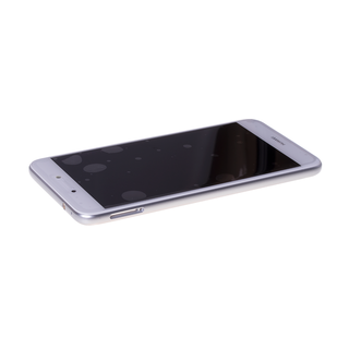 Huawei P8 Lite 2017 (PRA-L21) LCD Display Modul, Weiß, Incl. Battery HB366481ECW, 02351DNG;02351DYW