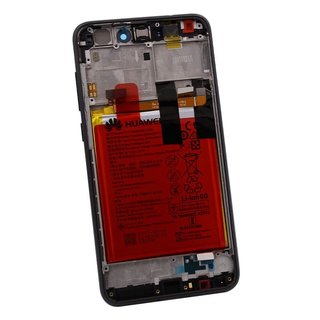 Huawei P8 Lite 2017 (PRA-L21) LCD Display Module, Zwart, Incl. Battery, 02351DWH;02351DYM;02351UYD