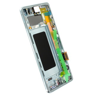 Samsung Galaxy S10 (G973F) Display, Prism Green/Groen, GH82-18850E;GH82-18835E