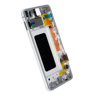 Samsung Galaxy S10e (G970F) Display, Prism White/Wit, GH82-18852B;GH82-18836B