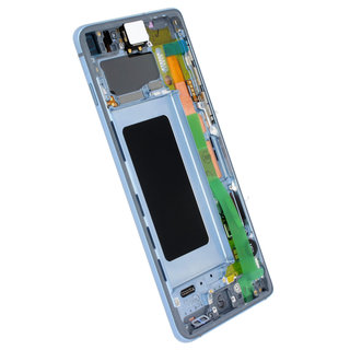 Samsung Galaxy S10 (G973F) Display, Prism Blue/Blauw, GH82-18850C;GH82-18835C