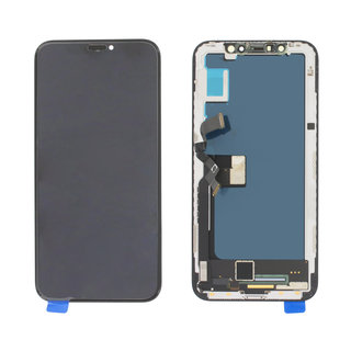 LCD Display Module, OEM, Zwart, Geschikt Voor Apple iPhone X