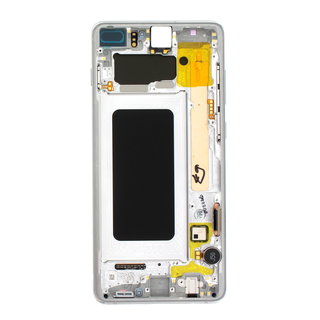 Samsung Galaxy S10+ (G975F) Display, Prism White/Wit, GH82-18849B;GH82-18834B;GH82-18857B