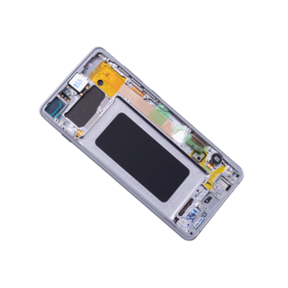 Samsung Galaxy S10+ (G975F) Display, Prism White/Wit, GH82-18849B;GH82-18834B;GH82-18857B