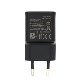 USB-Oplader, HIGH COPY - 15W - Zwart - Bulk - Geschikt Voor Samsung Telefoons, Tablets