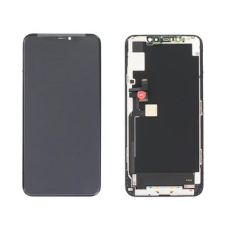 Display, OEM Pulled, Zwart, Geschikt Voor Apple iPhone 11 Pro Max