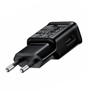 Samsung 15W USB-Ladegerät Mit Fast Charge, EP-TA200EBE, Schwarz, 9V, 1.67A, 5V-2A, GH44-03023A